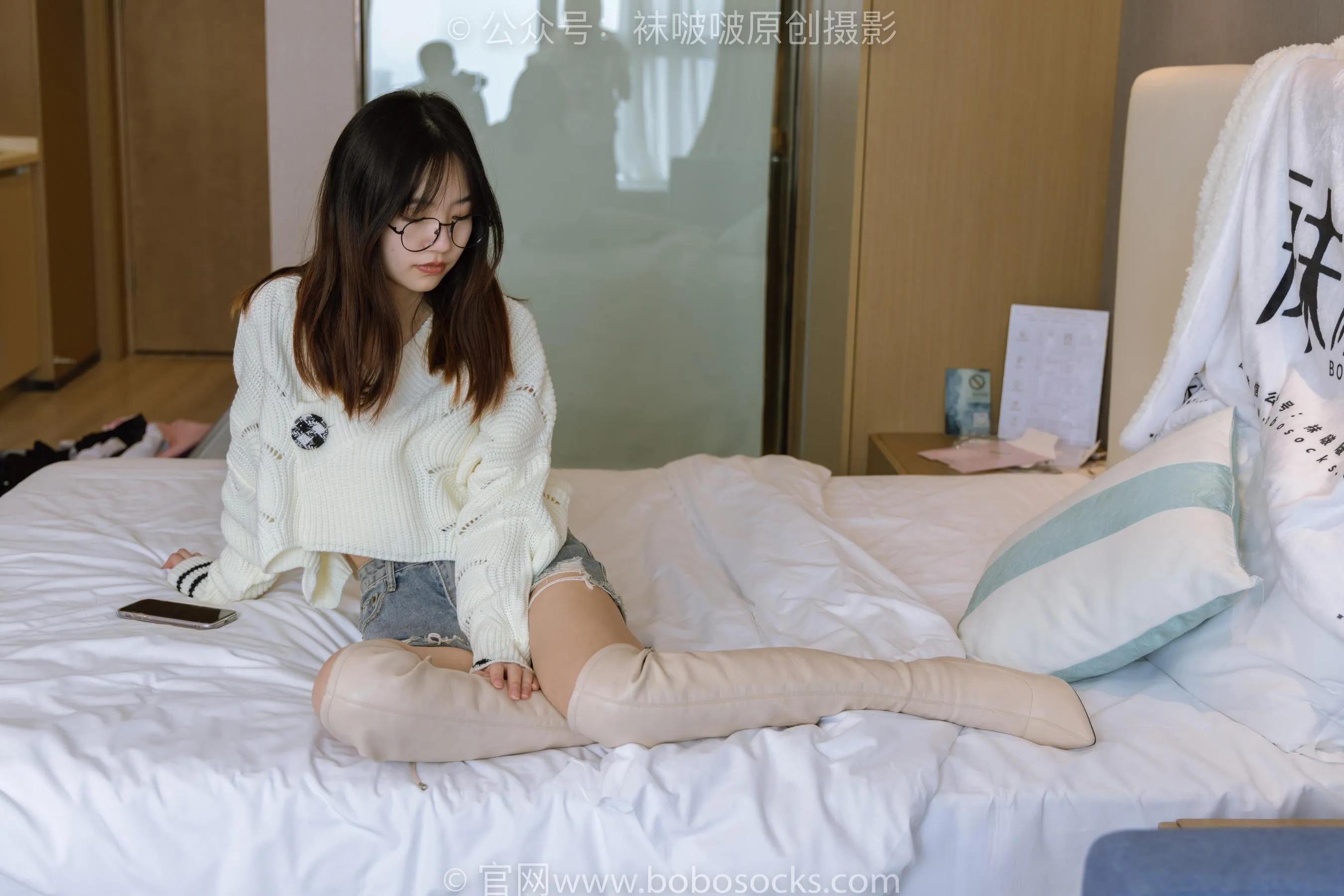 [BoBoSocks袜啵啵]NO.222 小甜豆-长靴、白棉袜、裸足 [79P]插图4